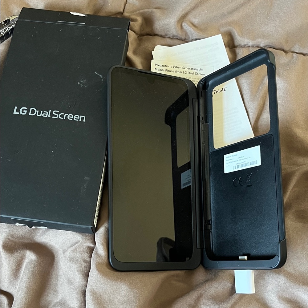 LG Dual Screen Case in Black